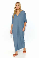 Длинное женское платье Makadamia, синее цена и информация | Платья | kaup24.ee