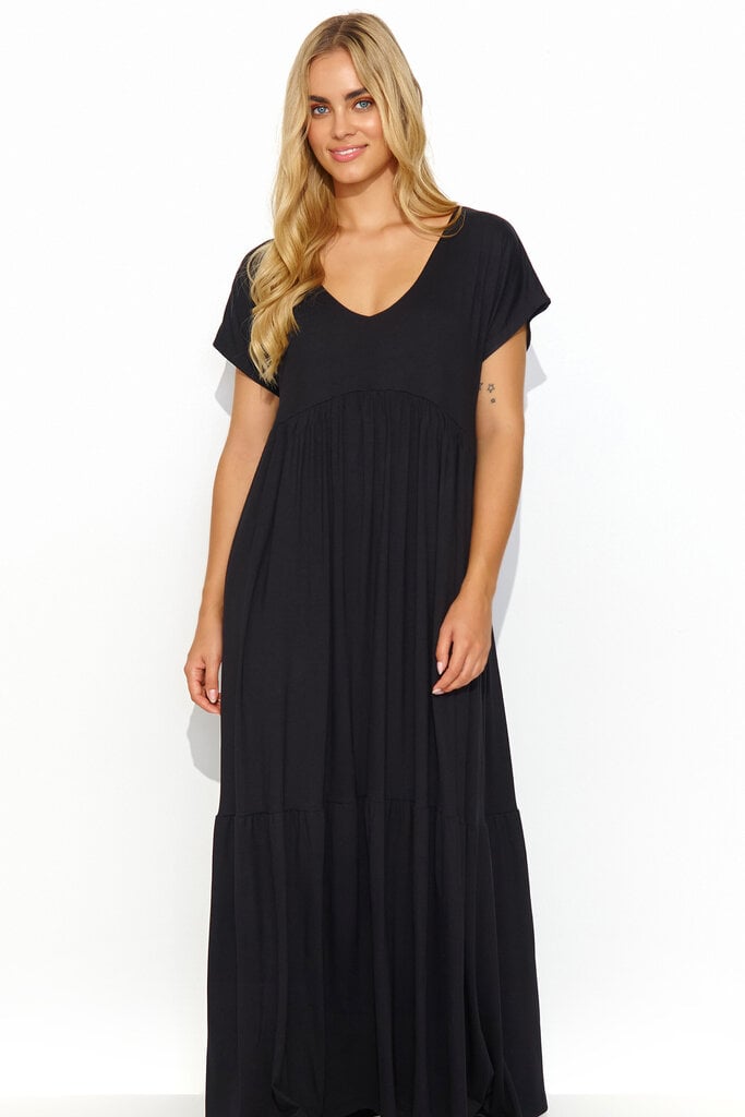 Pikk kleit naistele Makadamia, must hind ja info | Kleidid | kaup24.ee