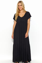 Платье длинное женское Makadamia, чёрное цена и информация | Платья | kaup24.ee