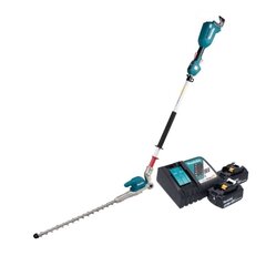 Akuhekilõikur Makita Dun 500 WRT2 18 V, 50 cm, koos 2 akuga 5,0 Ah ja laadijaga hind ja info | Heki- ja võsalõikurid | kaup24.ee