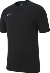 Nike T-särk Team Club 19 Tee, S, must hind ja info | Jalgpalli varustus ja riided | kaup24.ee