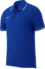 Polosärk Nike Team Club 19, Xxl, sinine hind ja info | Jalgpalli varustus ja riided | kaup24.ee