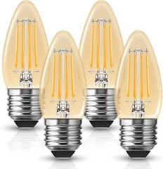 Lambipirn LED E27, 4 tk, 4 W цена и информация | Лампочки | kaup24.ee