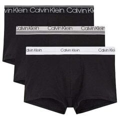 Calvin Klein aluspüksid meestele 8719855976461, must, 3 tk цена и информация | Мужские трусы | kaup24.ee