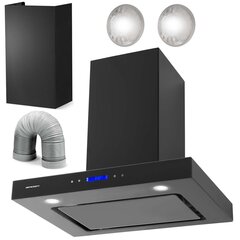 Кухонная вытяжка 60 см черная Berdsen BE-60E цена и информация | Очистители воздуха | kaup24.ee