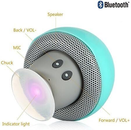 Sudroid Mushroom Mini juhtmeta Bluetooth-kõlar mikrofoniga, helesinine hind ja info | Kõlarid | kaup24.ee