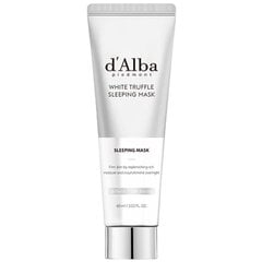 Öömask valge trühvliga naha pinguldamiseks d'Alba White Truffle Sleeping Mask, 60ml hind ja info | Näomaskid, silmamaskid | kaup24.ee