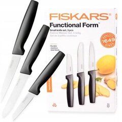 Набор ножей в коробке Fiskars FunctionalForm, 3 шт. цена и информация | Ножи и аксессуары для них | kaup24.ee