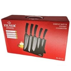 Набор ножей с магнитной полосой Zilner PREMIUM, 5 шт. цена и информация | Ножи и аксессуары для них | kaup24.ee