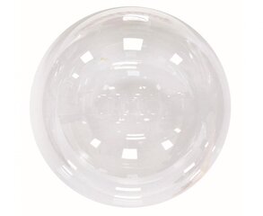 Ümmargune läbipaistev õhupall "Crystal", 80 cm hind ja info | Õhupallid | kaup24.ee