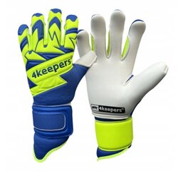 Вратарские перчатки 4keepers Equip Breeze, 9,5, синий цвет цена и информация | Перчатки вратаря | kaup24.ee