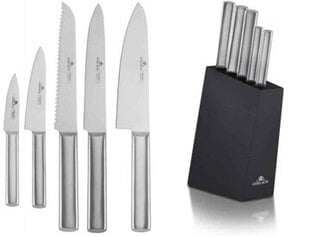 Набор ножей в блоке Gerlach Ambiente Silver, 5 шт. цена и информация | Ножи и аксессуары для них | kaup24.ee