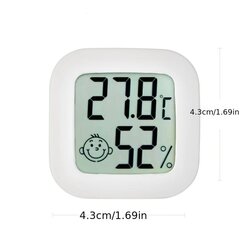 Smurf мини ЖК-цифровой термометр цена и информация | Метеорологические станции, термометры | kaup24.ee