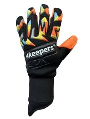 Перчатки вратарские 4keepers Equip Flame NC, 10, оранжевый цвет цена и информация | Перчатки вратаря | kaup24.ee