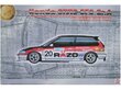 Beemax - Honda Civic EF3 Gr.A 1989 Macau Guia Race, 1/24, 24032 hind ja info | Klotsid ja konstruktorid | kaup24.ee