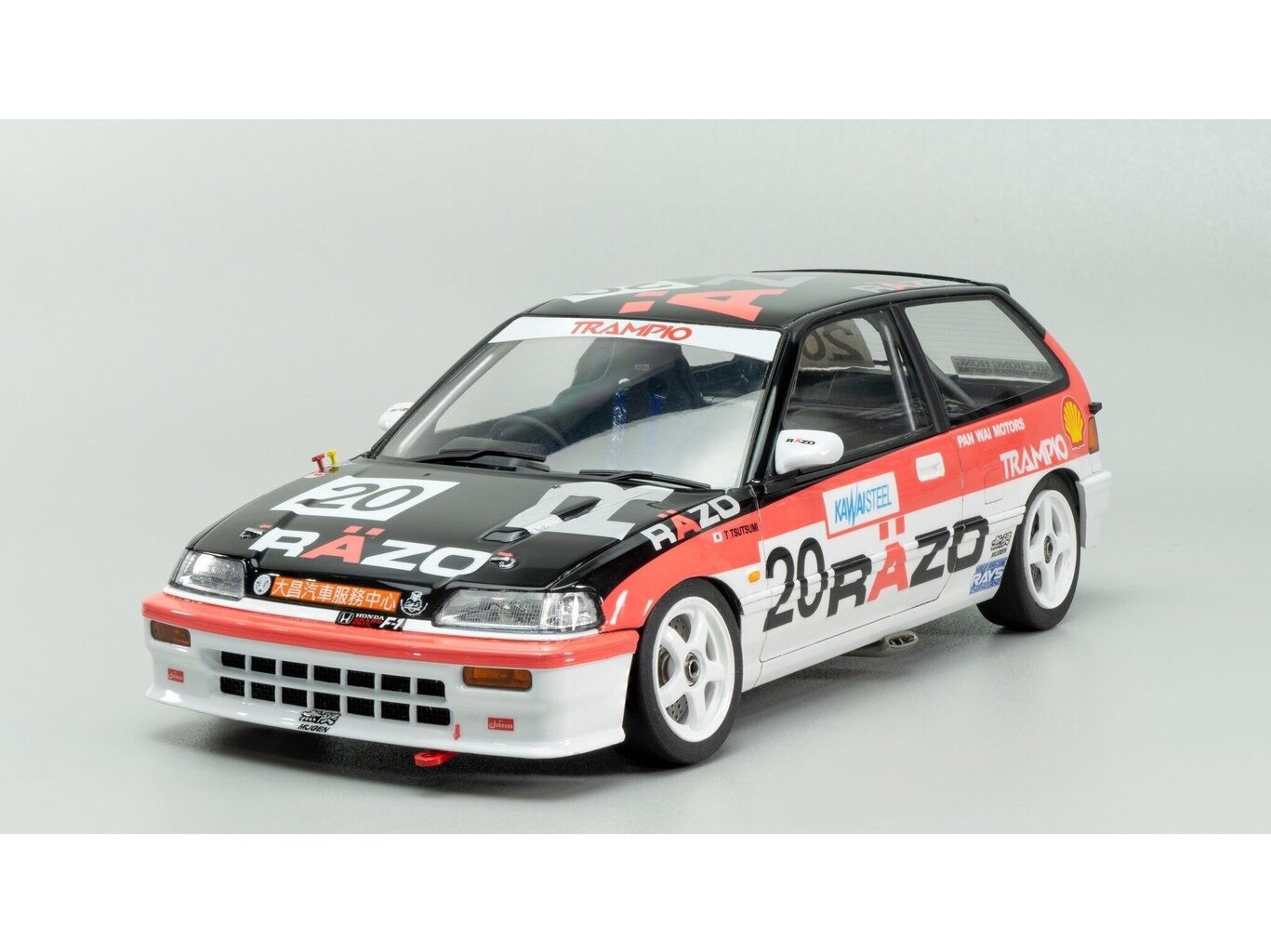 Beemax - Honda Civic EF3 Gr.A 1989 Macau Guia Race, 1/24, 24032 hind ja info | Klotsid ja konstruktorid | kaup24.ee