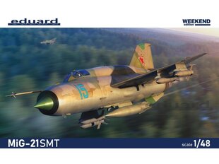 Eduard - MiG-21SMT Weekend Edition, 1/48, 84180 цена и информация | Конструкторы и кубики | kaup24.ee