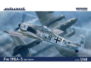 Eduard - Focke-Wulf Fw 190A-5 Light Fighter, Weekend Edition, 1/48, 84118 hind ja info | Klotsid ja konstruktorid | kaup24.ee
