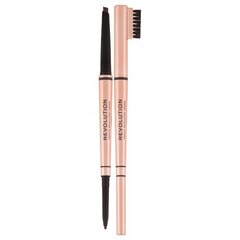 Карандаш для бровей Makeup Revolution Balayage Brow Eyebrow Pencil Brown, 0.38 г цена и информация | Тушь, средства для роста ресниц, тени для век, карандаши для глаз | kaup24.ee