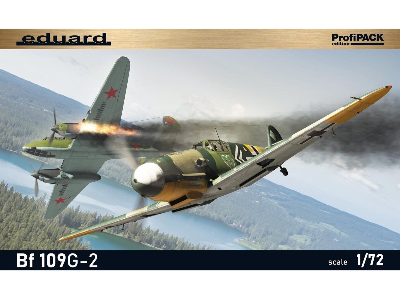 Eduard - Messerschmitt Bf 109G-2 ProfiPack, 1/72, 70156 цена и информация | Klotsid ja konstruktorid | kaup24.ee