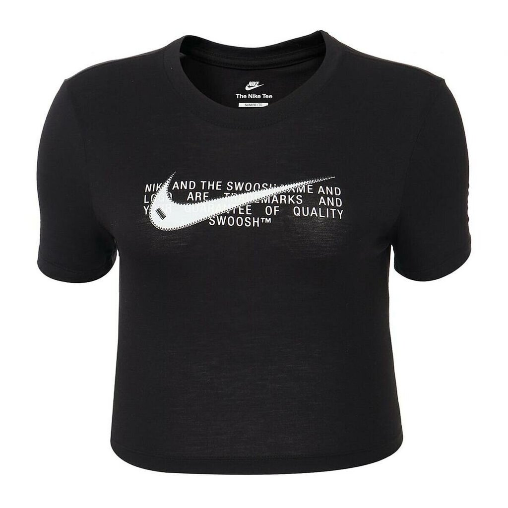 T-särk naistele Nike, must hind ja info | Naiste spordiriided | kaup24.ee