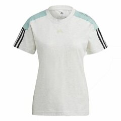 Футболка с коротким рукавом Adidas Logo Colorblock, бежевая цена и информация | Спортивная одежда для женщин | kaup24.ee