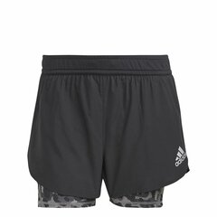 Спортивные шорты Adidas Run Short SMU Женщина Чёрный 4" цена и информация | Спортивная одежда для женщин | kaup24.ee