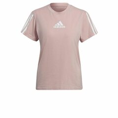 Футболка с коротким рукавом Adidas Loungewear Essentials Slim Logo, розовая цена и информация | Спортивная одежда для женщин | kaup24.ee