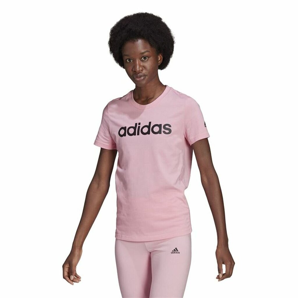 T-särk naistele Adidas, roosa цена и информация | Naiste spordiriided | kaup24.ee