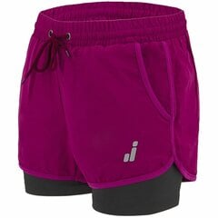 Спортивные женские шорты Joluvi Meta Duo Фиолетовый цена и информация | Спортивная одежда для женщин | kaup24.ee
