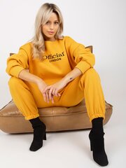 женский свитшот темно-желтого цвета в комплекте со свитшотом оверсайз цена и информация | Спортивная одежда для женщин | kaup24.ee