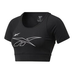 T-särk naistele Reebok Training MYT, must цена и информация | Спортивная одежда для женщин | kaup24.ee