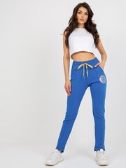 Женские темно-синие спортивные штаны цена и информация | Спортивная одежда для женщин | kaup24.ee