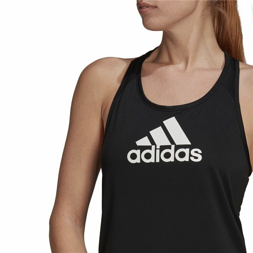 T-särk naistele Adidas Aeroready D2M, must цена и информация | Naiste spordiriided | kaup24.ee