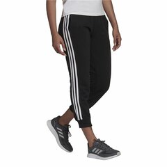 Длинные спортивные штаны Adidas Essentials Studio Lounge Cuffed 3 Stripes Женщина Чёрный цена и информация | Спортивная одежда женская | kaup24.ee