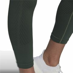 Женские спортивные колготки Adidas Aeroknit Branded 7/8 Tight Зеленый цена и информация | Спортивная одежда для женщин | kaup24.ee
