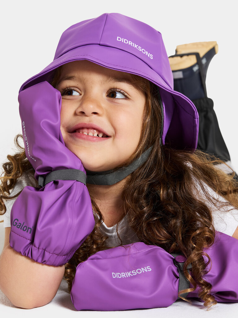 Didriksons laste vihmamüts SOUTHWEST KIDS, lilla hind ja info | Laste vihmariided | kaup24.ee