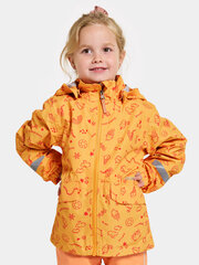Детская куртка Didriksons весна-осень NORMA, желто-оранжевый цвет цена и информация | Куртки, пальто для девочек | kaup24.ee