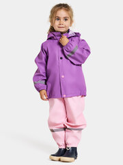 Didriksons детский резиновый комплект SLASKEMAN 2, розово-фиолетовый цвет цена и информация | Непромокаемая одежда для детей | kaup24.ee