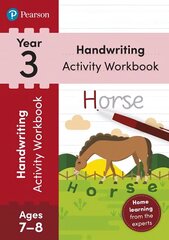 Pearson Learn at Home Handwriting Activity Workbook Year 3 цена и информация | Книги для подростков и молодежи | kaup24.ee