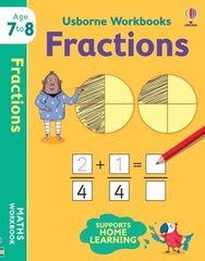 Usborne Workbooks Fractions 7-8 цена и информация | Книги для подростков и молодежи | kaup24.ee