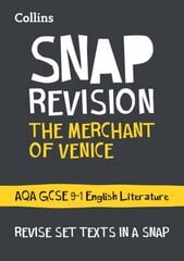 Merchant of Venice: AQA GCSE 9-1 English Literature Text Guide: Ideal for the 2024 and 2025 Exams hind ja info | Noortekirjandus | kaup24.ee