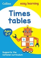 Times Tables Ages 5-7: Prepare for School with Easy Home Learning цена и информация | Книги для подростков и молодежи | kaup24.ee