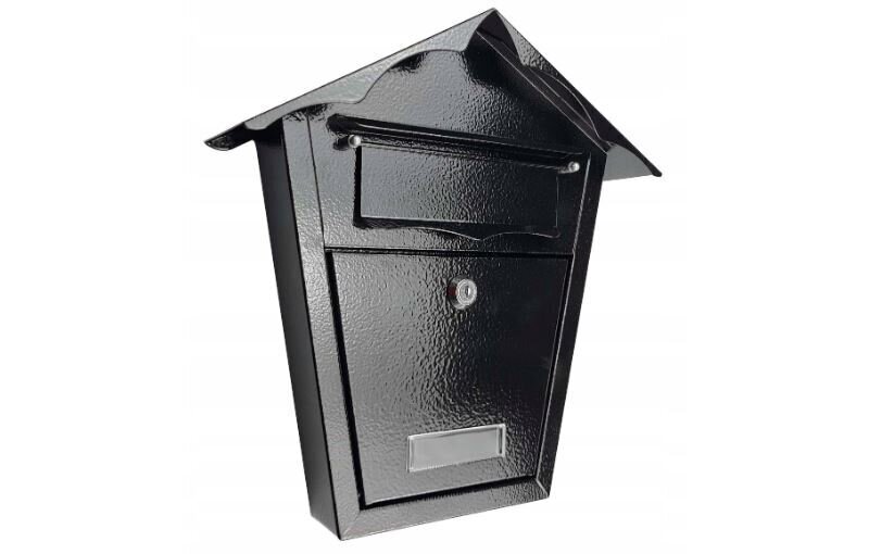 Postkast SD1 31x29,5x7,5 cm, must hind ja info | Postkastid, majade numbrid | kaup24.ee