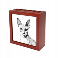 Peterbald Cat Подставка для ручек, подсвечник цена и информация | Канцелярские товары | kaup24.ee