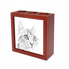 Американская короткошерстная кошка Подставка для ручки цена и информация | Канцелярские товары | kaup24.ee