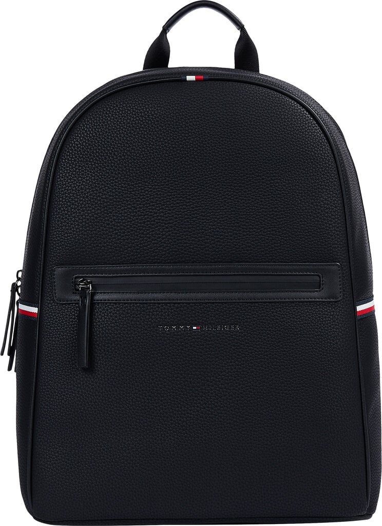 Tommy Hilfiger Essential PU Backpack seljakott meestele, must цена и информация | Spordikotid, seljakotid | kaup24.ee