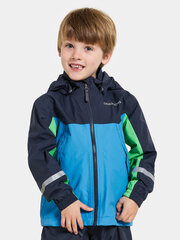 Детская куртка весна-осень Didriksons CLOUD, бирюзово-темно-синий цвет цена и информация | Куртки для мальчиков | kaup24.ee