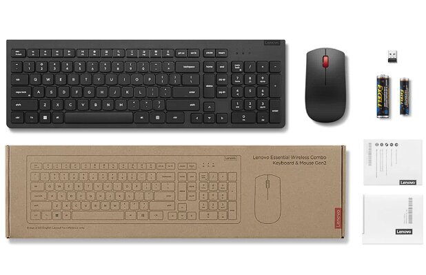 Lenovo Essential Wireless Combo Gen 2 4X31N50751 hind ja info | Klaviatuurid | kaup24.ee