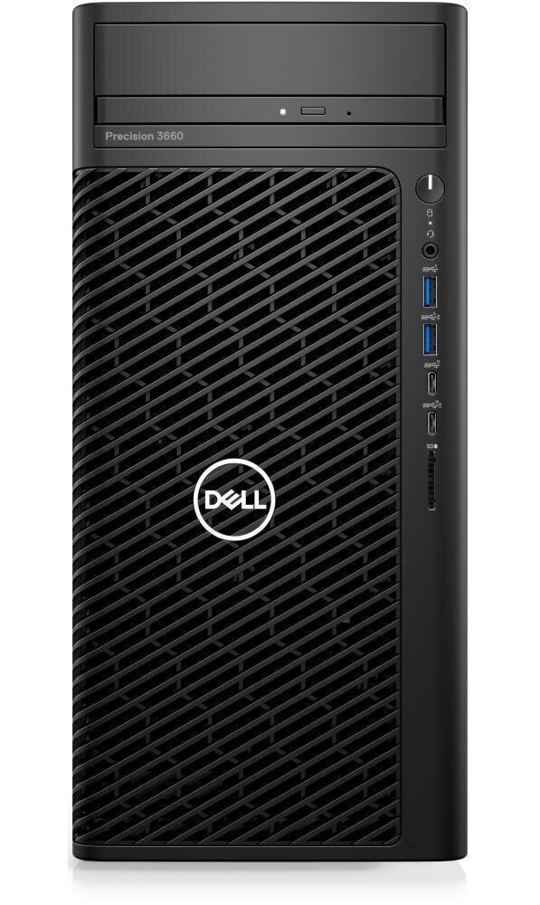 PC|DELL|Precision|3660|Business|Tower|CPU Core i7|i7-13700|2100 MHz|RAM 16GB|DDR5|4400 MHz|SSD 512GB|Graphics card Nvidia T400|4GB|Windows 11 Pro|Colour Black|N104P3660MTEMEA_NOKEY hind ja info | Lauaarvutid | kaup24.ee